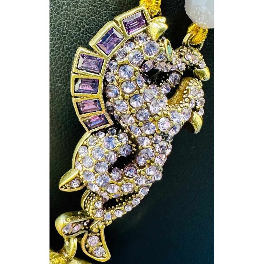 Heidi Daus "Ornament of the Sea"Seahorse Shell Beaded Double Strand Necklace *SD - Picture 8 of 14